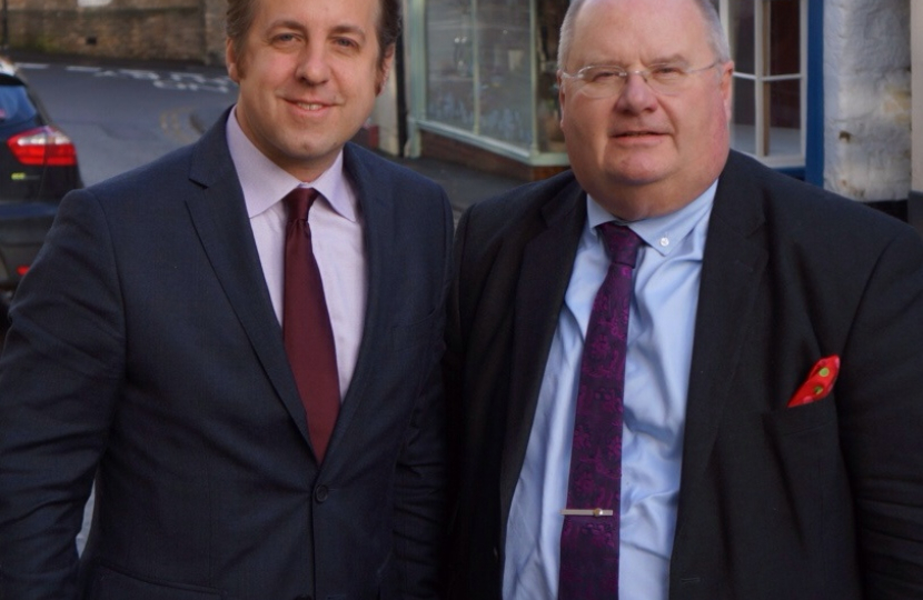 Marcus Fysh with Eric Pickles