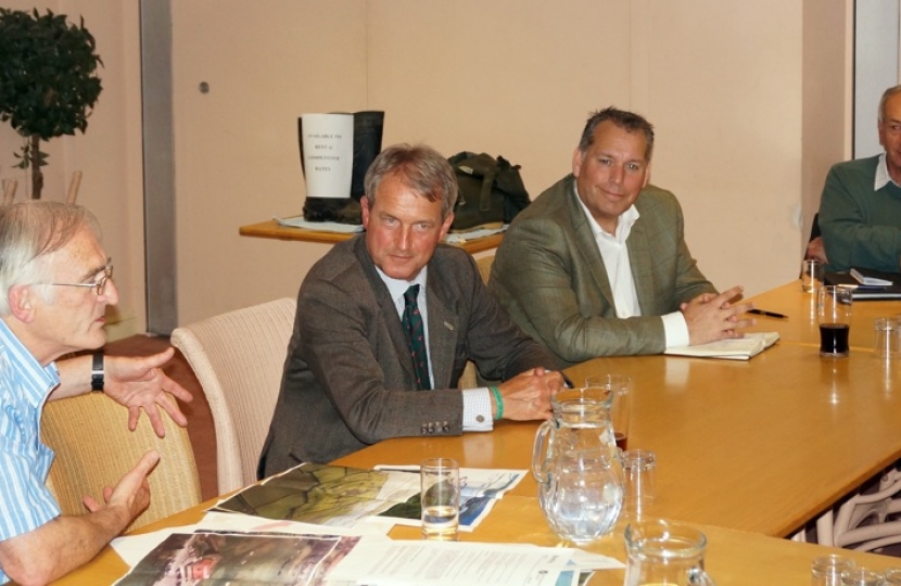 Owen Paterson MP with David Warburton in Long Sutton