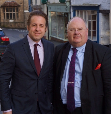 Marcus Fysh with Eric Pickles